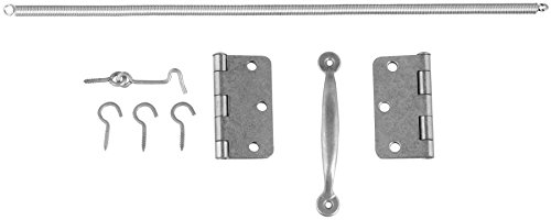 Stanley Hardware Screen Door Set with Full Surface Hinge, Mechanically Galvanized #788410