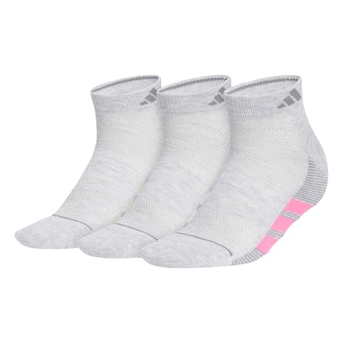Image of adidas Women's All Day Training Socks 3 Pairs | 3-Pack, Targeted Cushioning, Arch Support, Breathable Moisture-Wicking, Reinforced Heel & Toe, All-Day Comfort