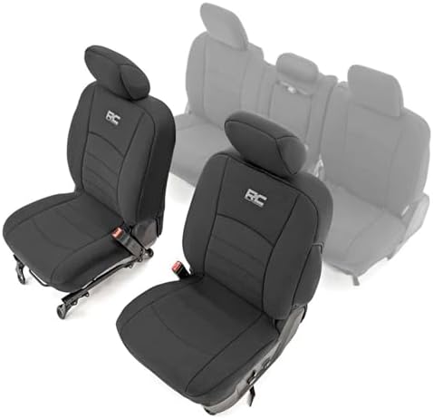 Rough Country Neoprene Front Seat Covers for Ram 1500 (2009-2018)...
