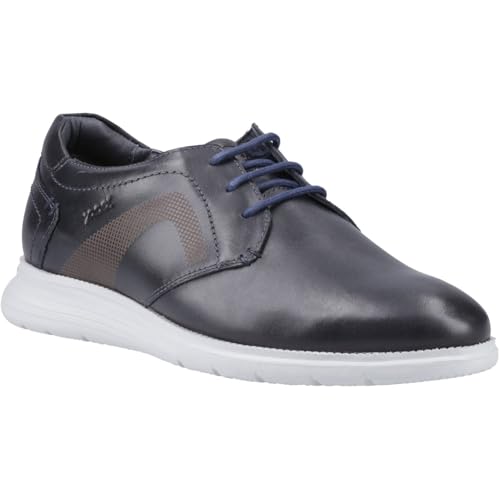 Pod Aston Leather Herren Navy SchnĂĽrhalbschuhe, navy, 40 2/3 EU