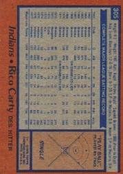 Miniatura 2 de 1978 Topps Baseball Card #305 Rico Carty