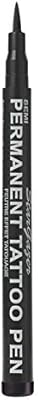 Semi-Permanent Tattoo Pen 1. Up to 24 hour strong black colour for skin art with a fine line nib.