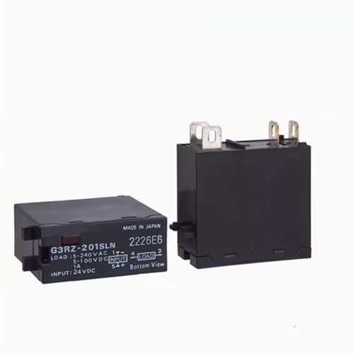 Relé G3RZ-201SLN DC24V para solucionar fallos de conmutación en sistemas de 5 pines, 5 uds