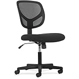 Sadie Swivel Mid Back Mesh Task Chair without Arms - Ergonomic Computer/Office Chair (HVST101)