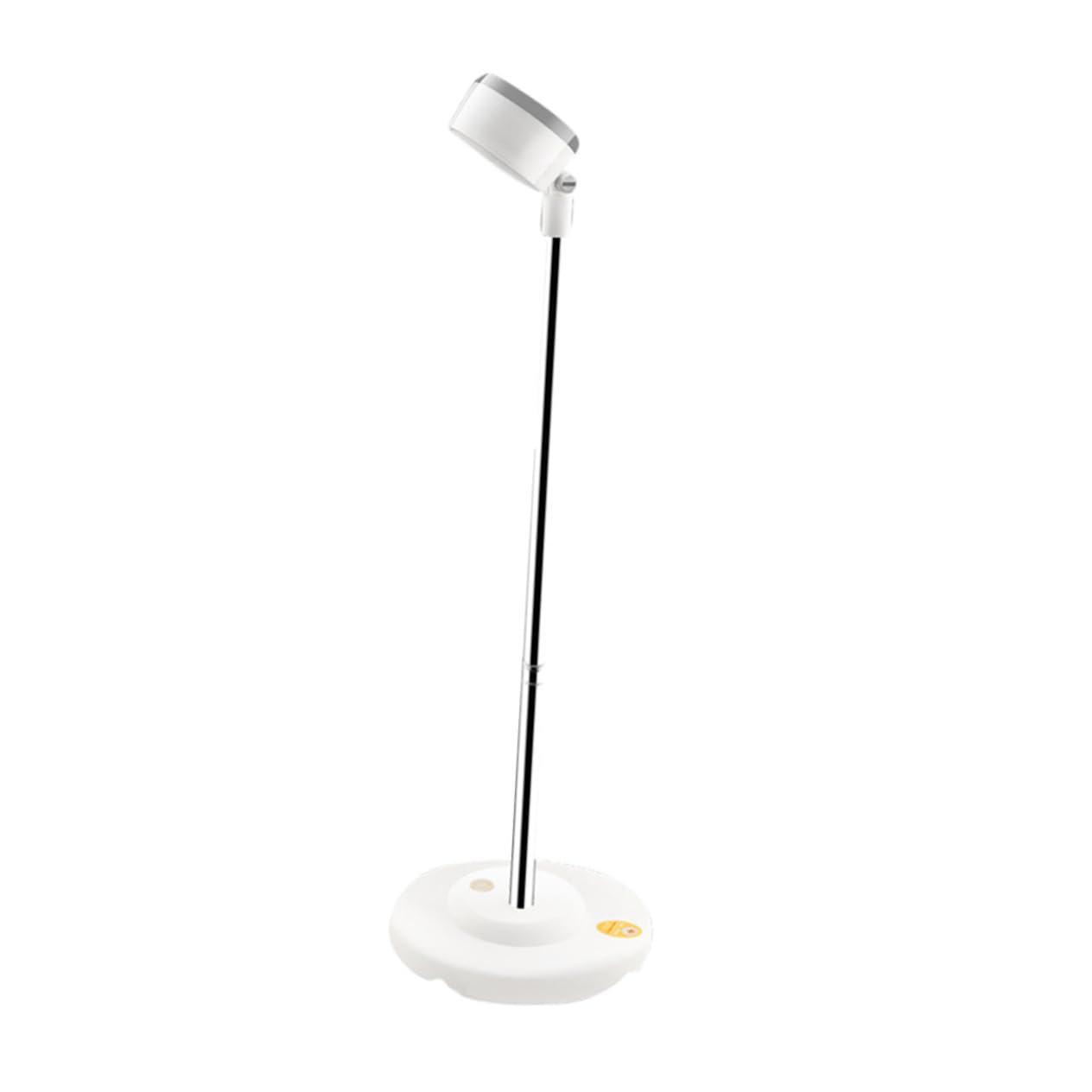 Didiseaon Hair Dryer Floor Support Hair Blower Floor Holder Rotating Hair Pet Blow Dryer Stand Hand Hair Dryer Holder Desktop Shelf Hands- to Rotate Stainless Steel White