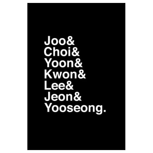 W.O.W. Wizard Of The World South Korean KPop Idol Korea Band Large 6'x9'' / Wide Ruled / Notebook