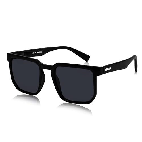 Image of Dervin Square Polarized UV Protected Sunglasses for Men and Women