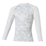 [グラディエーター] インナー 【接触冷感・吸汗速乾・UVカット・消臭 夏用】 コンプレッションウェア 作業用 G-818ドライパワーサポート長袖 メンズ ホワイトカモ XL