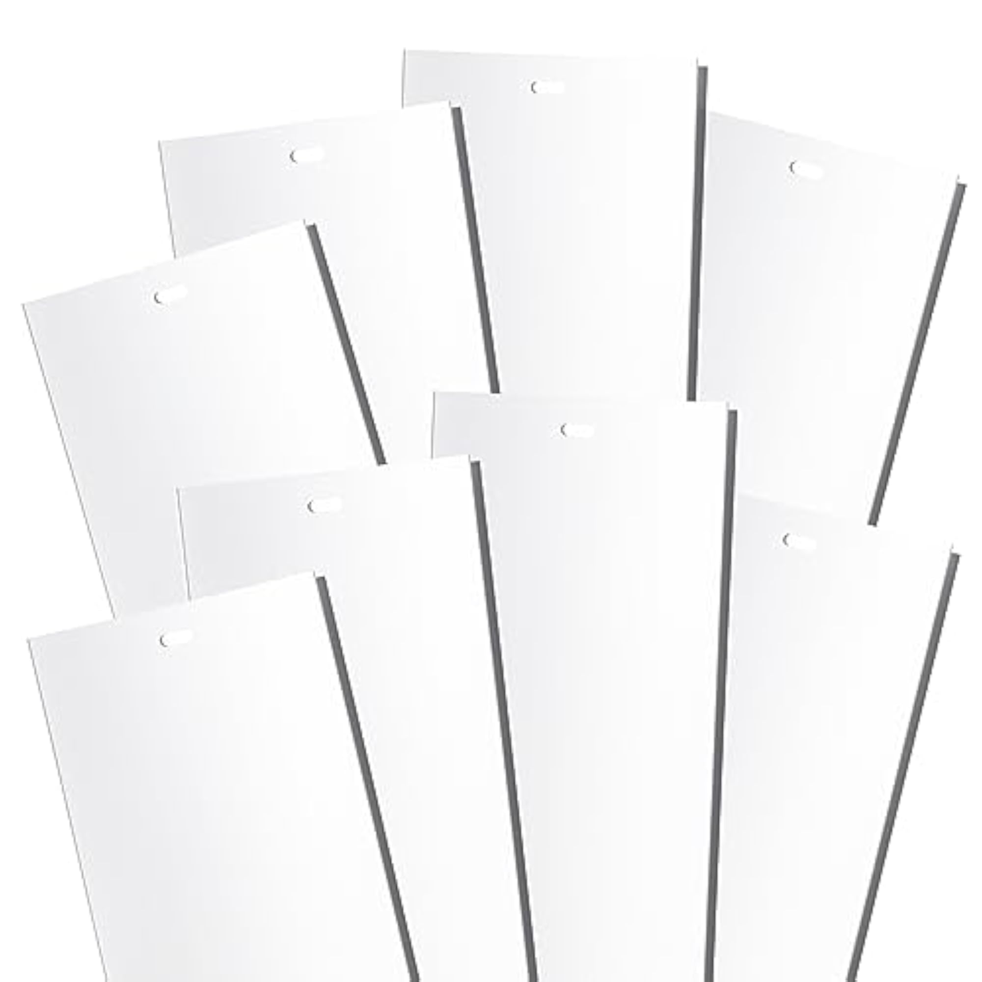 White Vertical Replacement Slats for Doors and Windows