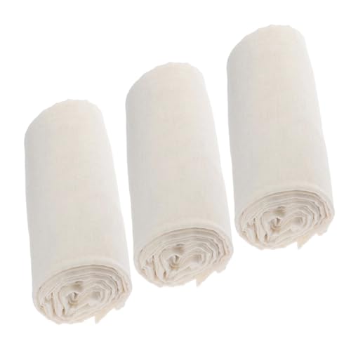 TOPPERFUN 3piezas Tela Filtrante De Cocina Para Colar Queso Paño De Queso Reutilizable De Algodón Para Tofu Tela De Para Filtrar Alimentos