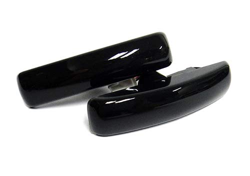 RZG Lot de 2 clignotants latéraux à LED ambrés Voyant latéral Voiture lumière latérale Compatible avec LR Freelander 2 Discovery Series 3 4 RR Sport Noir