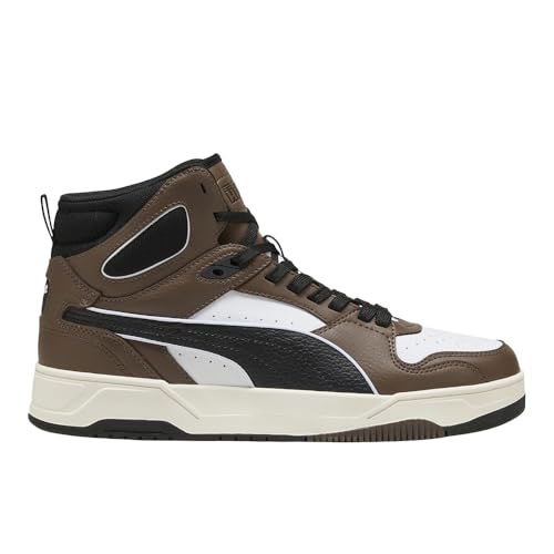 Image of PUMA Mens Rebound Break Mid Lace Up Sneakers Shoes Casual