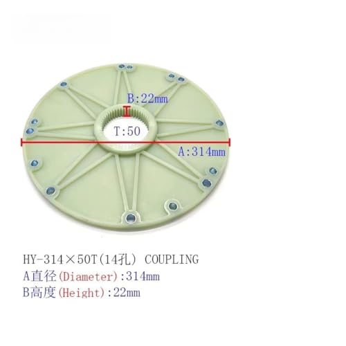 Acoplamiento HY-314 de 14 orificios para motor de excavadora y compresor 4