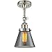 Innovations 201F-PN-G63-LED LED Semi-Flush Mount, Polished Nickel