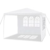 Capacità adeguata: questo gazebo ha una grande capacità e può ospitare 8-10 persone contemporaneamente. Perfetto per la spiaggia, feste in giardino, mercatini delle pulci o come tenda da club, pubblicità, info e bancarelle.