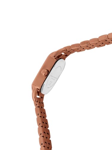 Image of French Connection Opessence Analog Brown Rectangle Dial Watch for Women-FCN0177BRM