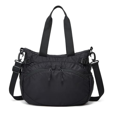 forestfish Small Gym Tote Bag, Carry on Luggage Handbag Shoulder Bag Lightweight Waterproof Cover