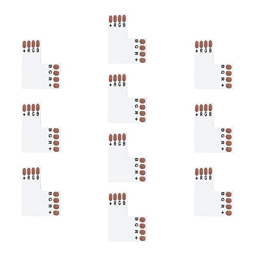 Conectores para tira LED SMD 5050 10 piezas miniatura 1