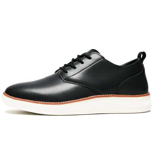 Men's Casual Dress Shoes Plain Toe Derby Oxford Sneakers2