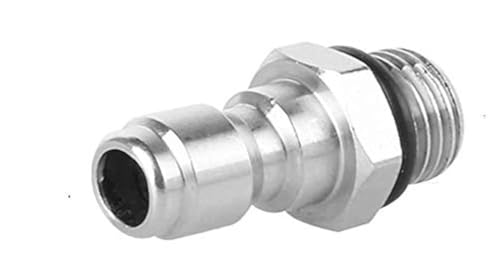 Image of Aimex 1 /4 Quick Connector QC Male Plug for Pressure Washer Fittings Male Threaded