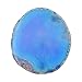 Produktbild P Prettyia 1 Stück 80-100mm Achatscheiben Natürliche Achat Anhänger Schmucksteine Edelsteine für Schmuck Machen - Hellblau