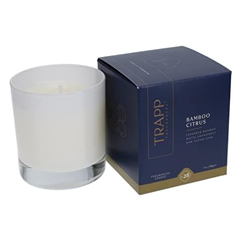 Trapp 7oz Bamboo Citrus Scented Candle Cover
