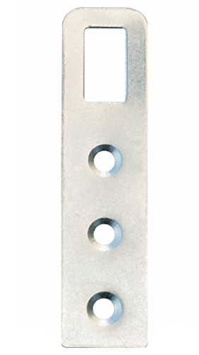 Schrankaufhänger 10 Stück Schrankaufhängungen 75 x 18 mm Silber Verzinkt
