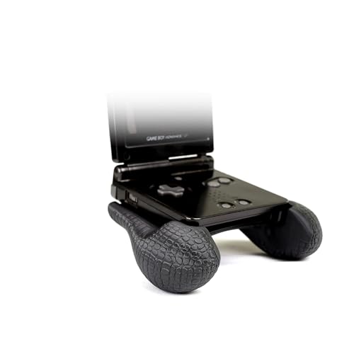 Grip 2-in-1 for GBA SP Comfort Grip by JCSFY Textured Handles Black for Original Game Boy Advance SP