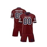 Personnalisation complète pour la fierté de l'équipe : personnalisez à la fois le maillot et le short avec votre nom, votre numéro d'équipe ou votre logo de l'équipe en utilisant la technologie d'impression résistante à la décoloration. Démarquez-vous sur le terrain avec des designs vibrants et durables qui résistent aux attaques et aux lavages - Parfait pour les clubs, les ligues ou les hommages des fans.