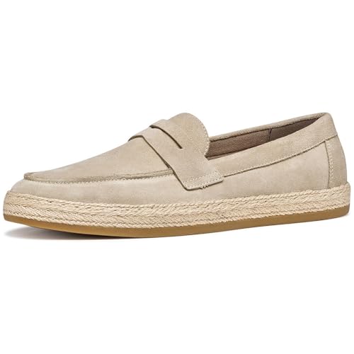 Geox U Pantelleria D, Mocasin Men, Piaskowy, 46 EU