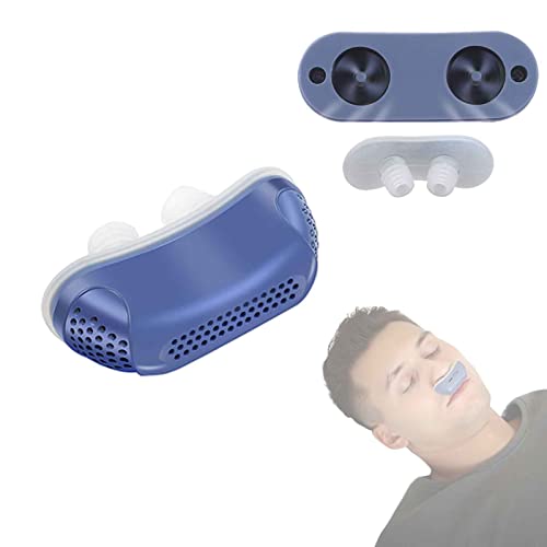 The First Hoseless, Micro CPAP, Hoseless Micro Cpap, Anti-Snoring Micro Cpap Device, Maskless Cpap Device (1PCS, Blue)
