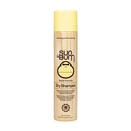 Sun Bum Revitalizing Dry Shampoo | Hair Refreshing Texture and Volumizing Spray | Paraben Free, Oil Free, Gluten Free, Vegan | 4.2 OZ Bottle