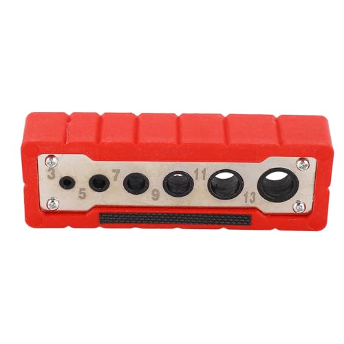 Image of Drill Guide, Handheld Drill Guide High Speed Steel Woodworking Drilling Locator 3 to 13mm Multifunctional Accurate Drill Bit Guide Drilling Jig for Most Drilling Machines