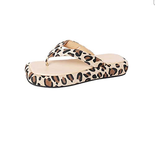 Tongs à clip toe pour femmes dotées d'une semelle épaisse et confortable