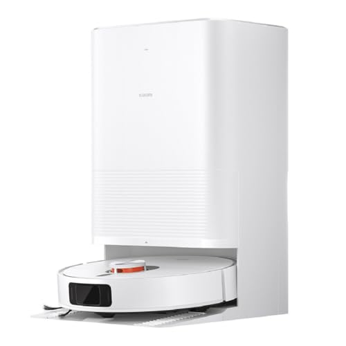 XIAOMI Robot Vacuum X20 Pro, Robot Aspirapolvere Lavapavimenti, Stazione Smart All-in-one, Aspirazione 7.000 Pa, Auto-Pulizia Panni e Asciugatura con Aria Calda, Rileva Tappeti, Controllo Vocale