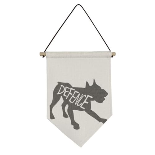 Drapeau en toile naturelle âne noir pour habiller un mur vide facilement