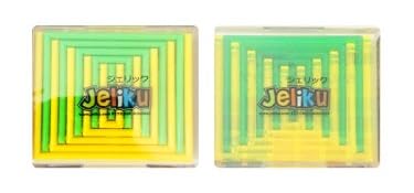 創作パズル ジェリック 2ケース入り ※要色指定 | jeliku ジェリク スマホスタンド ペン立て メモホルダー (イエロー×グリーン)