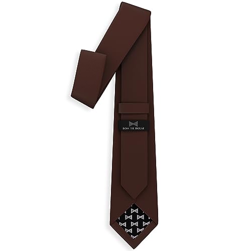 Image of Men's Oxford Matt Neckties Solid Color for Adults Tuxedo Classic Design, by Bow Tie Hosue