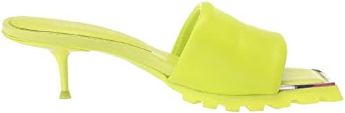 DKNY Women's Essential CAI-Mid, Open Toe Fashion Pump Heel Sandal Heeled, Zest, 8 | Image 5