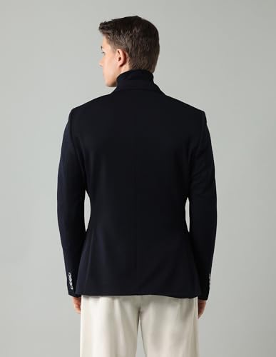 Image of Arrow Knitted Blazer for Men - Slim Fit, Button Closure Casual Blazer for Men
