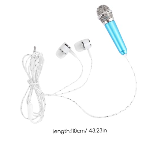 Micrófono Mini Veemoon para Cantar para Teléfono, Grabación de Voz, Plástico | Compatible con Laptops, Tablets, Computadoras y Notebooks, Auriculares con Cable de 150cm, SNR 56dB miniatura 2