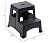 Tricam TRP-2 2STEPS 325LB Step Stool, Black