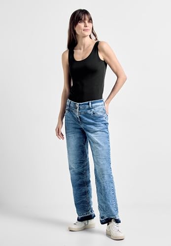 CECIL 311049 Linda Camiseta sin Mangas, Negro (Black 10001), Small para Mujer