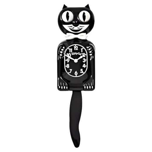 Kit Cat Klock Classic Black-Small