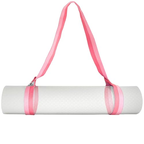 Tumaz Yoga Mat Strap [MAT NOT Included] (2 Sizes) with Extra Thick & Comfy Delicate Texture Adjustable Yoga Mat Carrier
