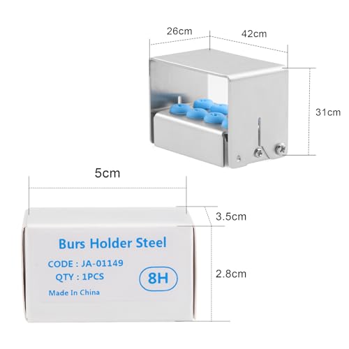 Organizador de brocas de acero inoxidable 3 piezas miniatura 6