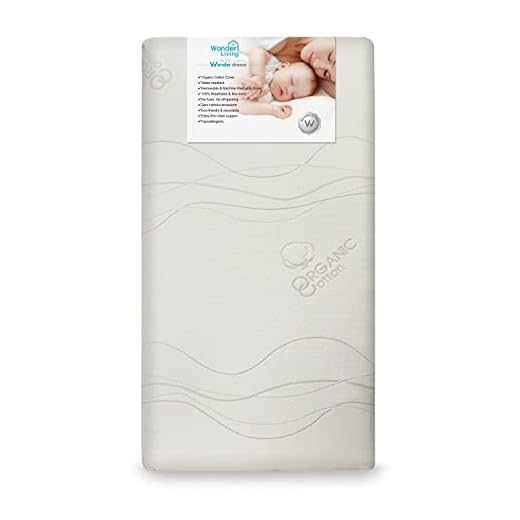 Wonder Dream Baby Crib Mattress and Toddler Mattress, Organic Cotton, 100% Breathable, Non Toxic, No VOC's, Hypoallergenic