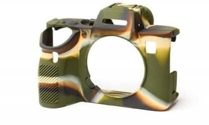 A7M4 Camera Silicon Body Protective Camera case Cover Compatible with Sony A7M4 Camera (Colour Camouflage)-image-2