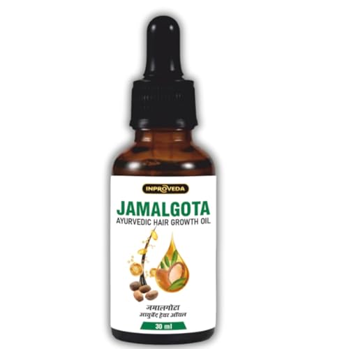 Jamalgota Hair Growth Oil | Ayurvedic Hairs Growth Oil | With Amla, Camphor, Rosemary, Jatamansi & Bhringraj - 30ml