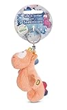 Schlüsselanhänger Seepferdchen Laguna Rainbow 9cm orange - Nachhaltiger Begleiter Kuscheltieranhänger mit Schlüsselring für Schlüsselband, Schlüsselbund & Schlüsselhalter